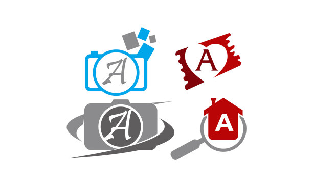 徽标是一个现代的模板集图片下载