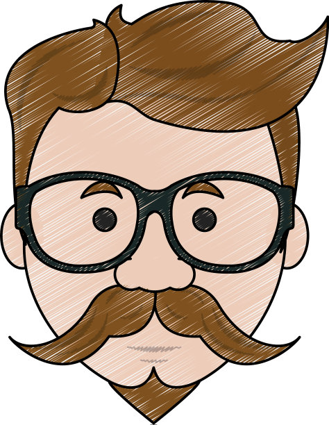 潮人的脸卡通图片下载