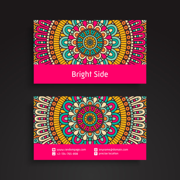 名片复古装饰元素图片下载