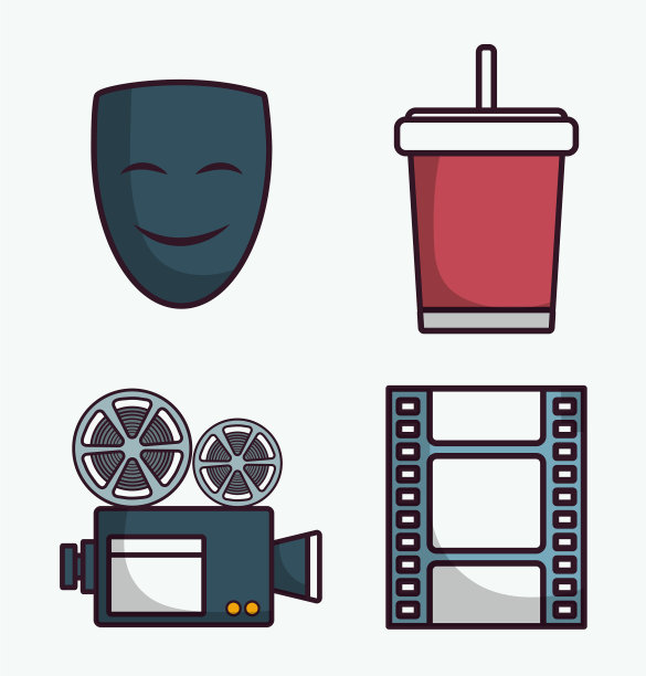 电影相关的图标图片下载