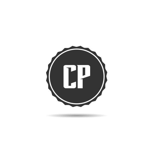 CP字母Logo模板设计图片下载