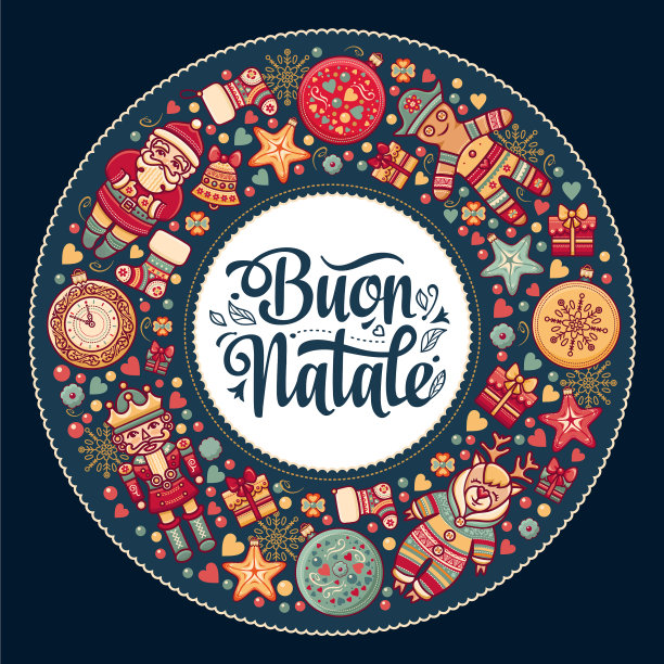 buon natale 圣诞模板图片下载