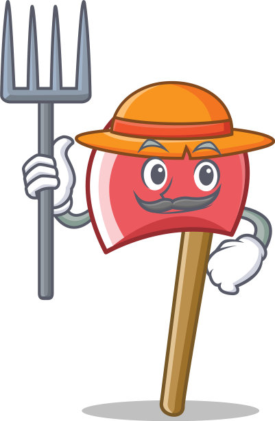 农民斧人物卡通风格图片下载