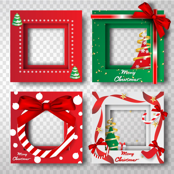 圣诞快乐的纸工艺品图片下载