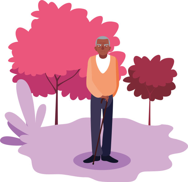 快乐爷爷奶奶日平设计图片下载