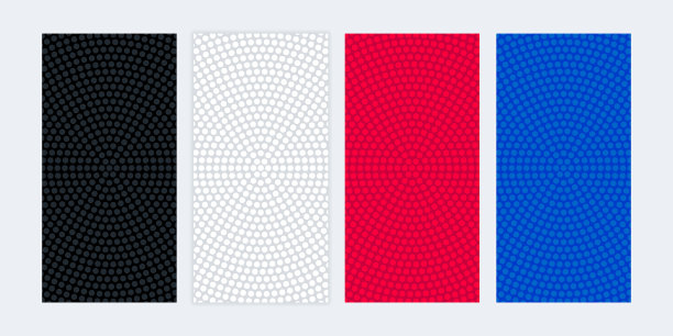 彩色的空白横幅与圆形圆点图片下载