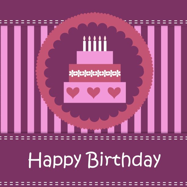 有拷贝空间的生日卡图片下载