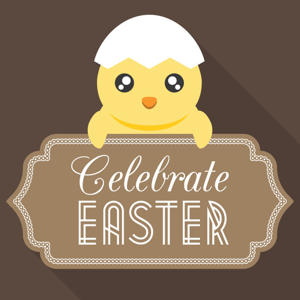 庆祝复活节印刷背景图片下载