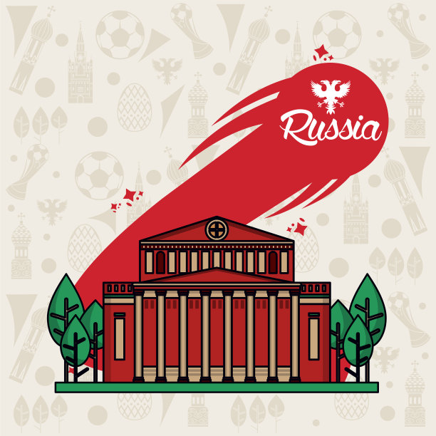 俄罗斯2018会徽设计图片下载