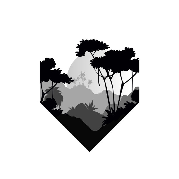 美丽的热带雨林景色图片下载