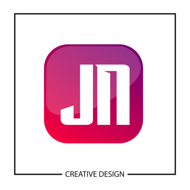 字母JN标志模板设计图片下载