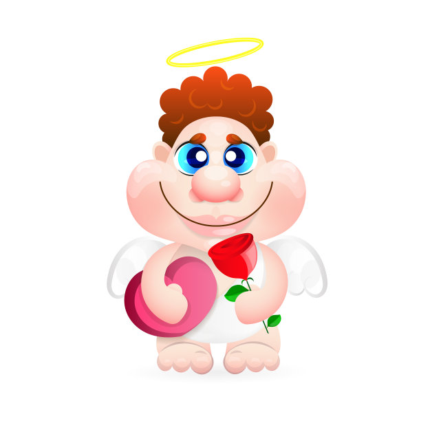 天使贺卡图片下载