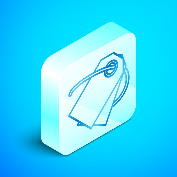 等距线空白标签模板价格标签图标图片下载