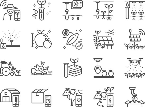 智能养殖线图标设置图片下载