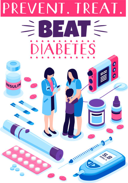 糖尿病预防治疗海报图片下载