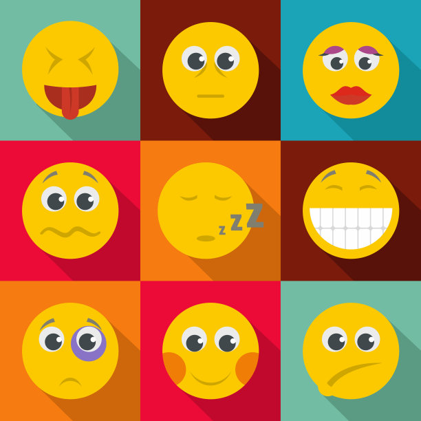 偏好图标设置平面风格图片下载