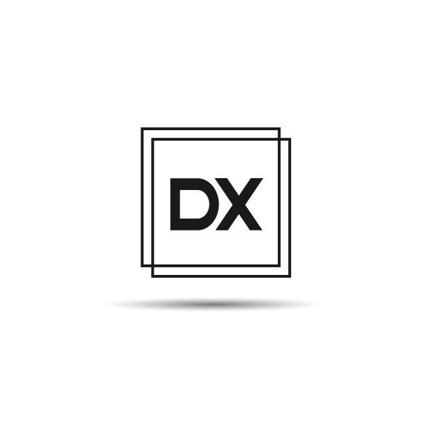 首字母DX标志模板设计图片下载