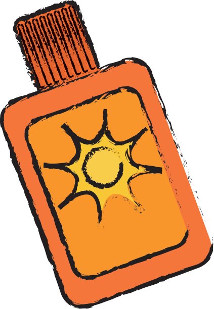 子古铜色化妆品瓶图片下载