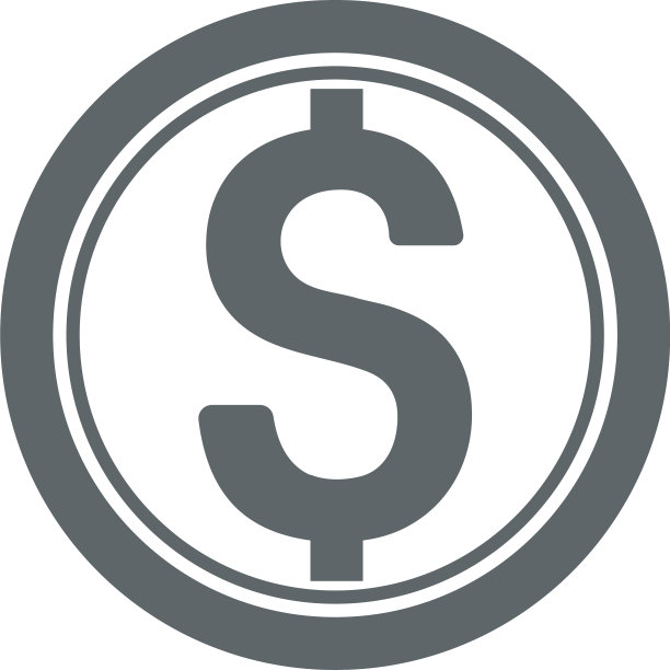 会计美元图标App模板图片下载