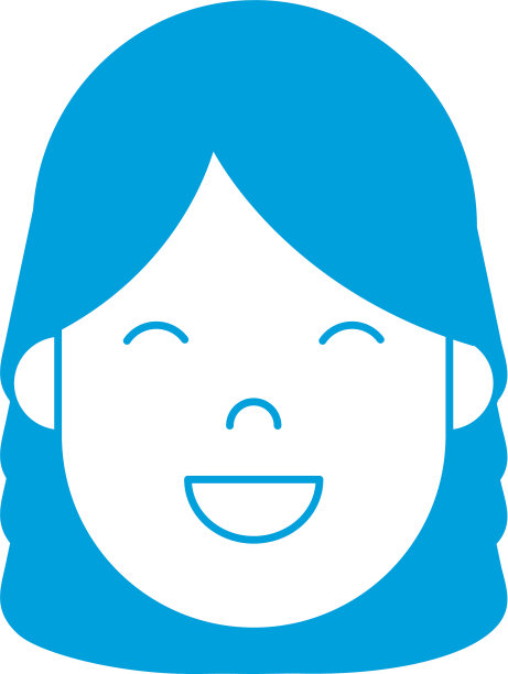 卡通女人图标图片下载