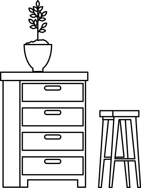 有抽屉场景的房子图片下载