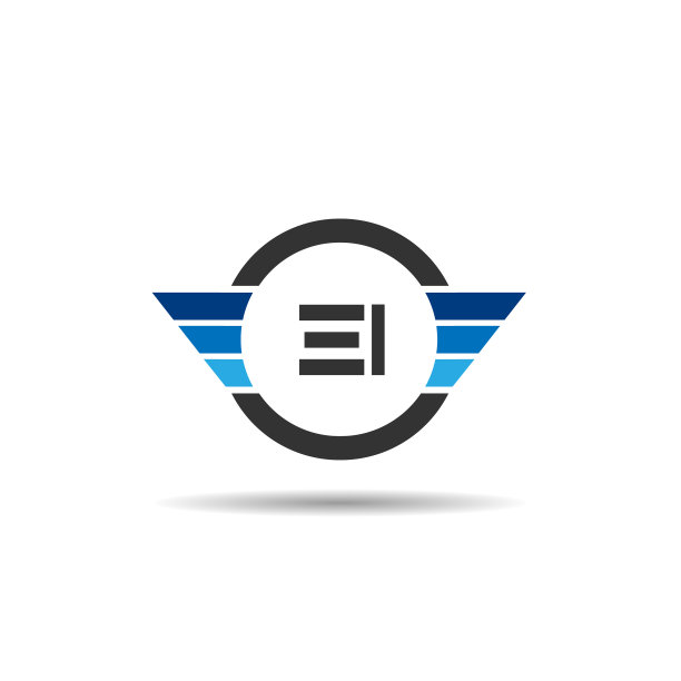 首字母EI Logo模板设计图片下载