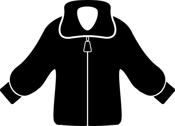冬季夹克轮廓图片下载