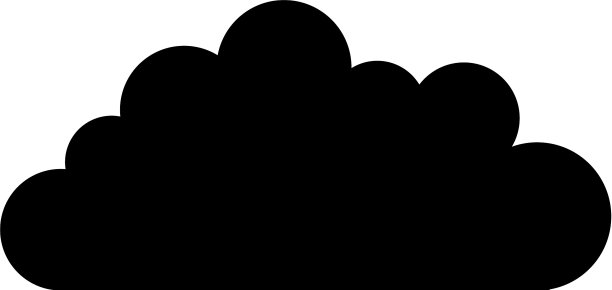 云天空孤立图标图片下载