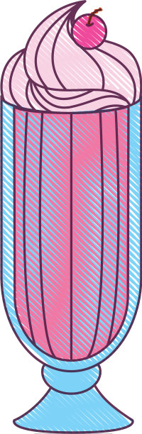 孤立的奶昔设计图片下载