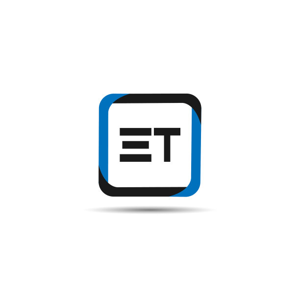 ET字母标志模板设计图片下载