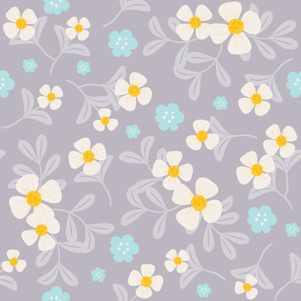 花的无缝图案平作设计使用图片下载