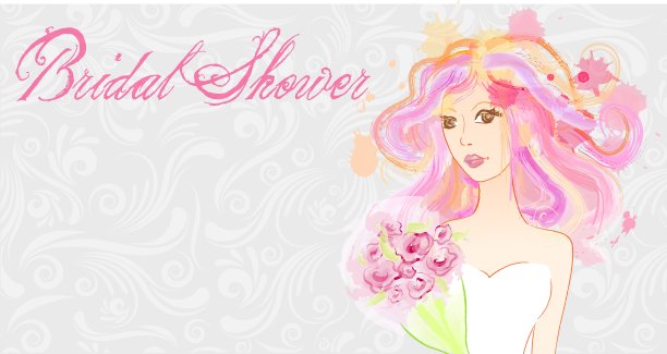 新娘送礼会的邀请图片下载