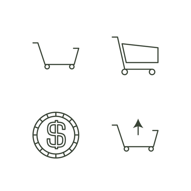 商业大纲图标集图片下载