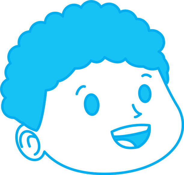 可爱的男孩脸卡通图片下载