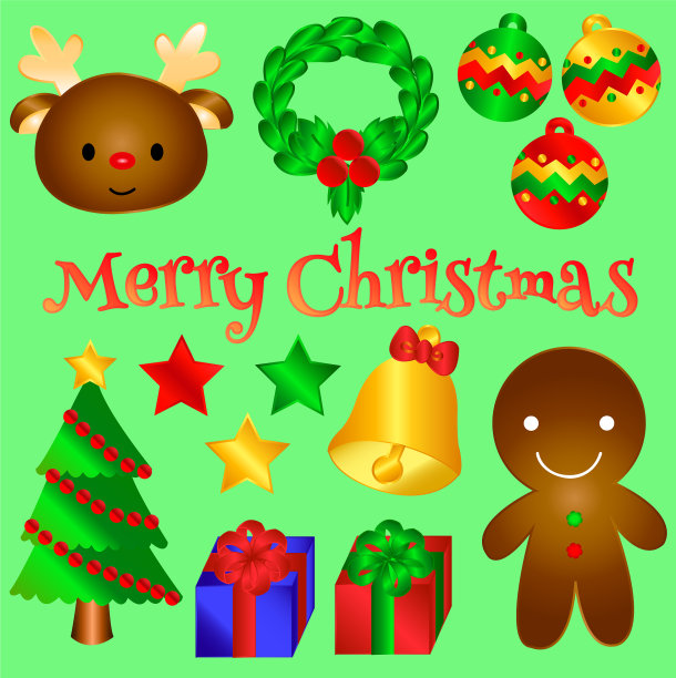 给你的可爱的圣诞礼物图片下载