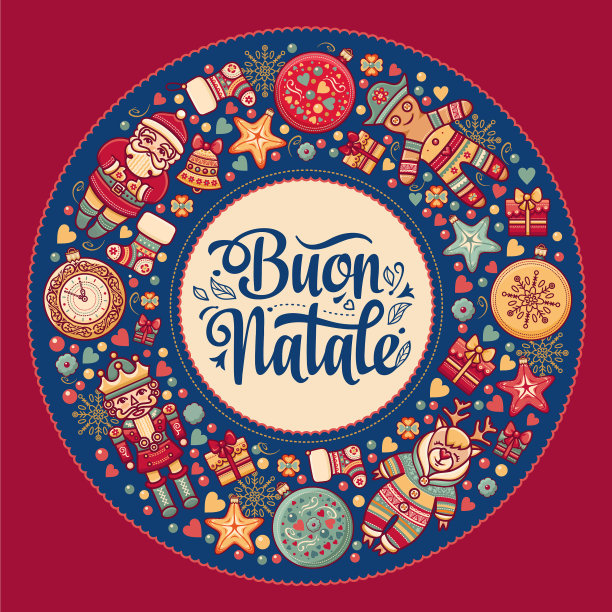 buon natale 圣诞模板图片下载
