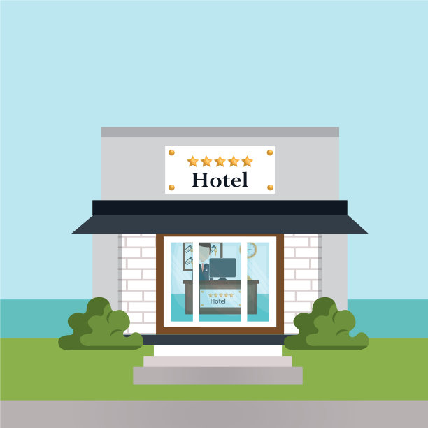 酒店建筑外观图片下载