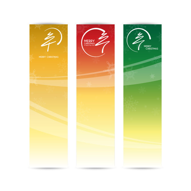 摘要圣诞快乐圈横幅集图片下载