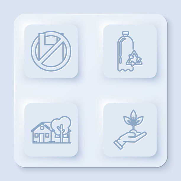 对回收塑料袋的海报说不图片下载