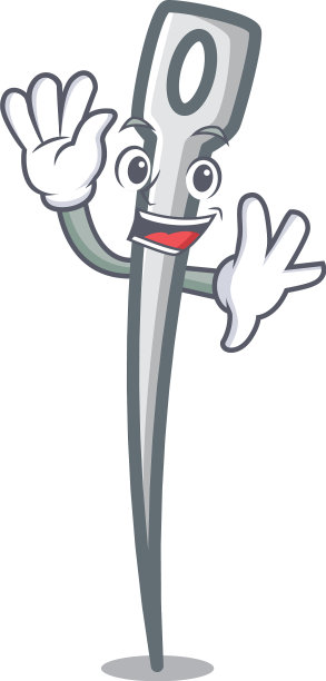 挥针人物卡通风格图片下载