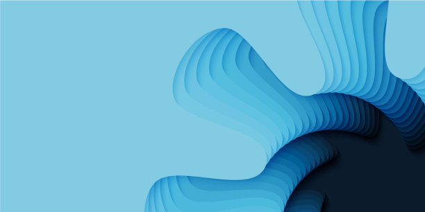 3d抽象背景与剪纸图片下载