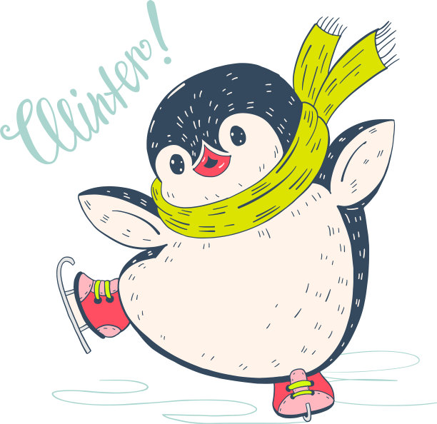 冬天的企鹅图片下载