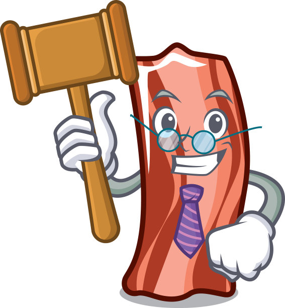 评委肋骨卡通风格的吉祥物图片下载