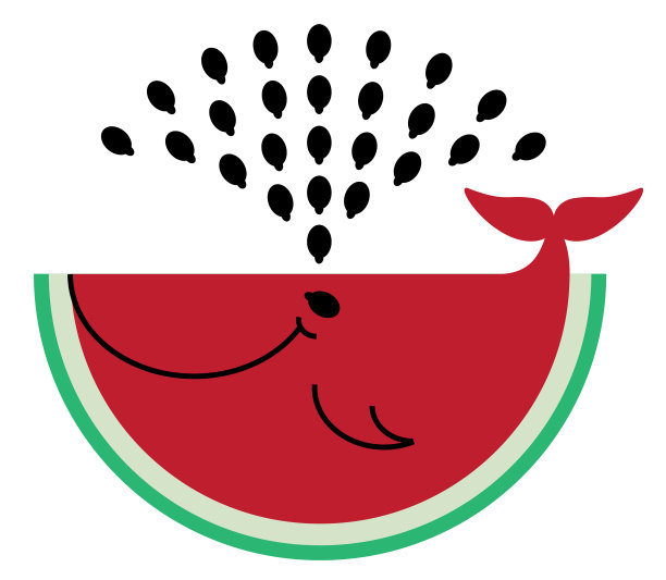 西瓜图标扁西瓜-鲸鱼生产图片下载