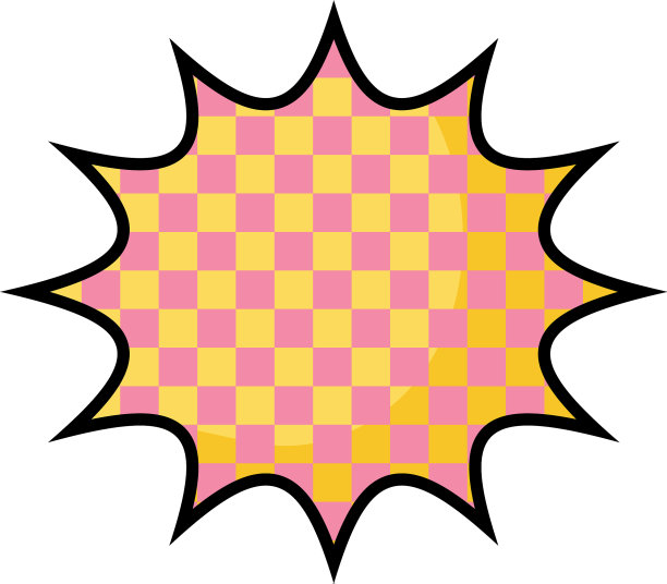 星形聊天气泡提示消息风格图片下载