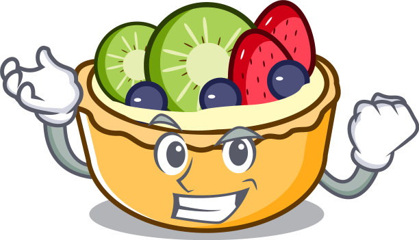 成功的水果馅饼人物卡通图片下载