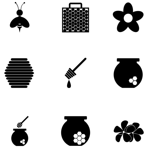 蜂蜜图标合集图片下载