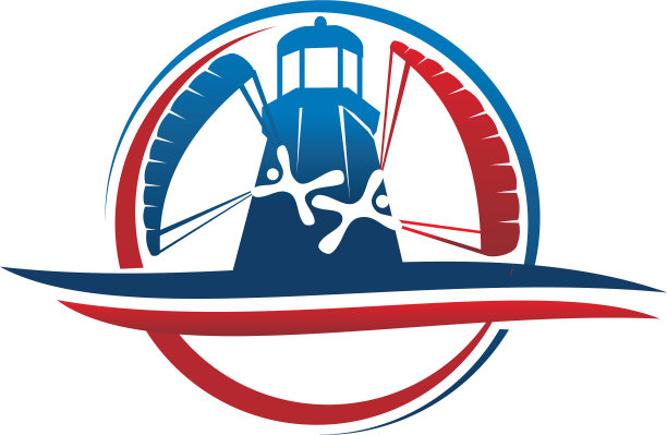 伞兵标志设计模板图片下载