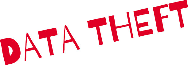 数据盗窃橡皮图章图片下载