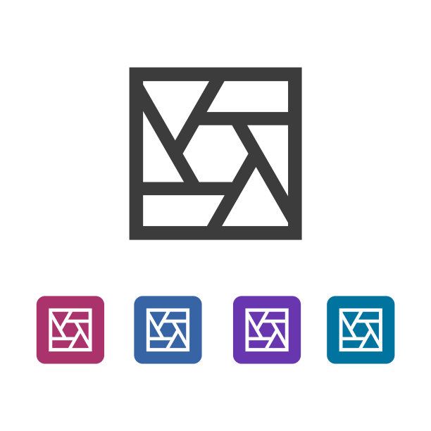 常用方形快门图标图片下载